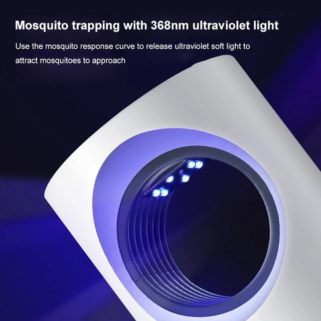 1/4Pcs Szúnyoggyilkos Lámpa Antimoszkitosz Fotokatalizátor Led Usb Éjszakai Fényes Néma Szúnyogtaszító Hiba Zapper Rovar Fájlok Csapda - Image 4