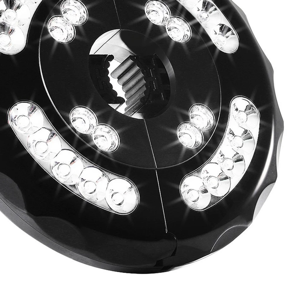 28LED Patio Umbrella Light with Auto-Adjustable Clamp Umbrella Pole Light 3 Lighting Modes Camping Tent Lamp for Outdoor Garden