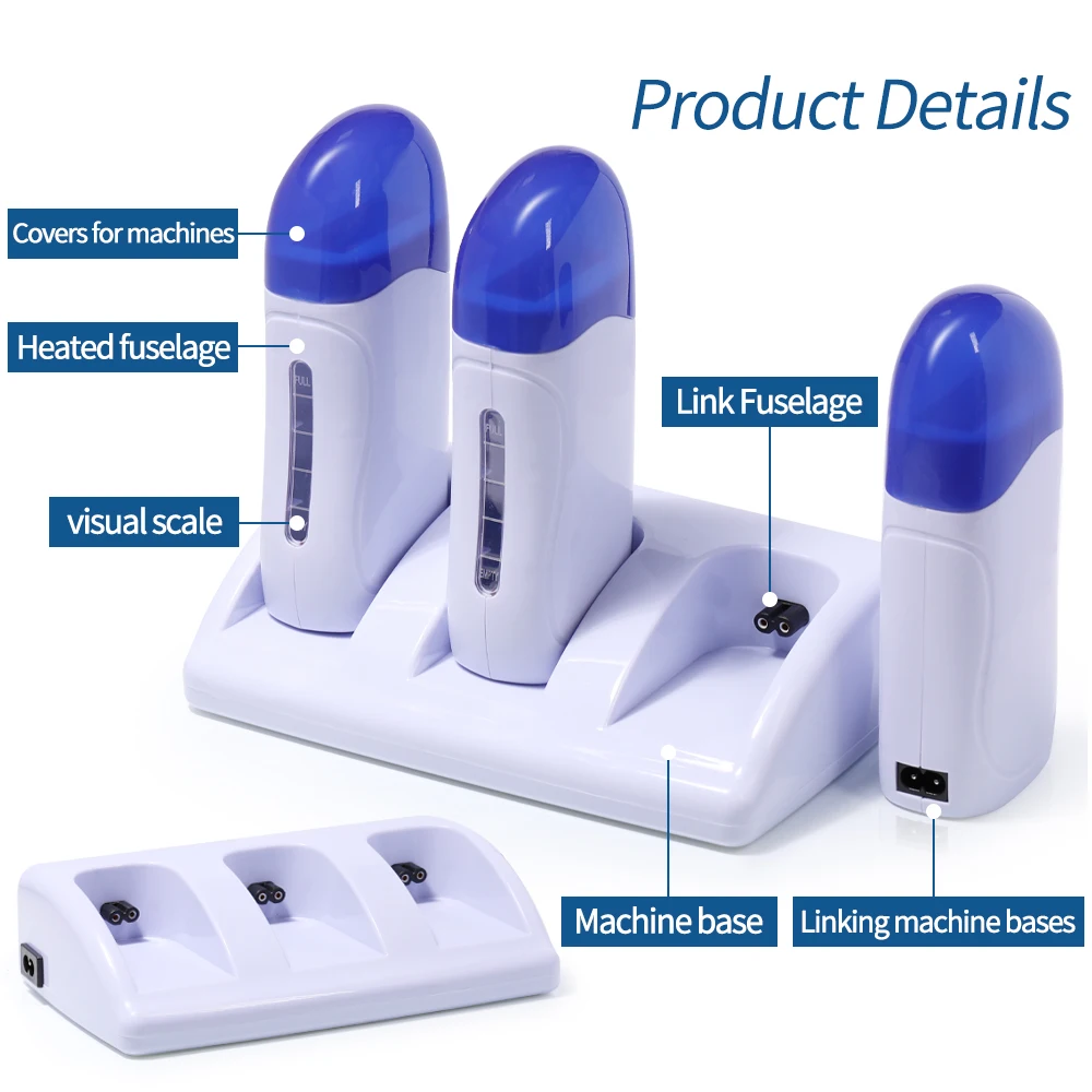 Electric Waxing Warmer for Hair Removal Portable Salon Hot Melt Hard Wax Warmer Home Wax Heaters Suitable For Both Men And Women 5