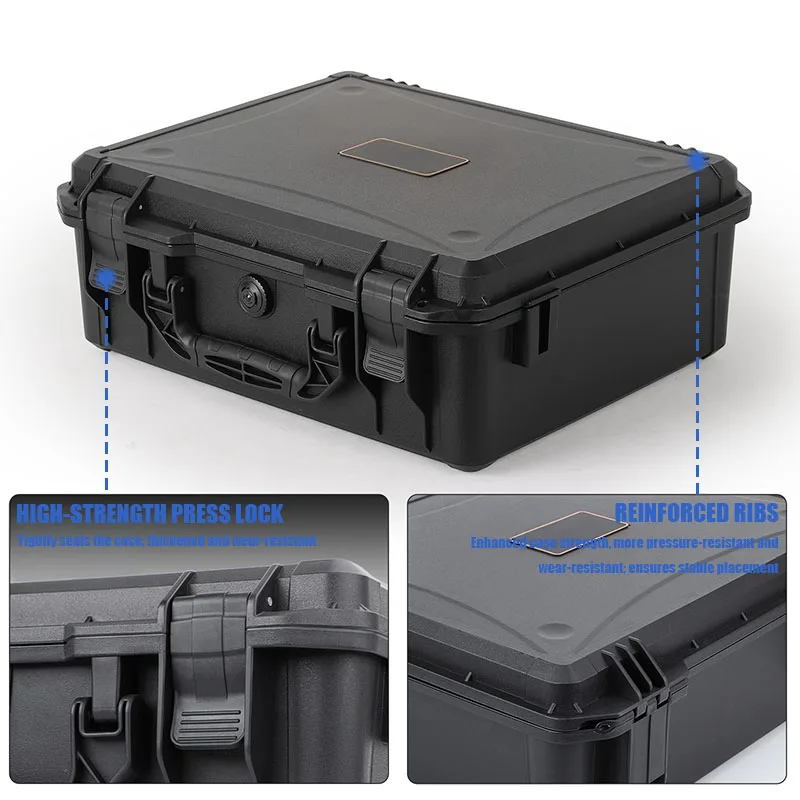 Intérieur de l'étui avec mousse découpée pour DJI Mavic 4 Pro, RC Pro 2 et RC 2.