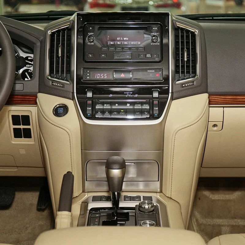 

Car Air Conditioning Panel Switch Central Control Large Screen Navigation Key Switch For Toyota LAND CRUISER PRADO 2021