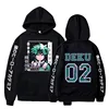 My Hero Academia Anime Hooded Midoriya Izuku Printed Men Women Hoodies Long Sleeve Casual Loose Sweatshirt Harajuku Streetwear 1