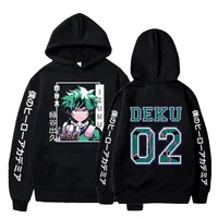 My Hero Academia Anime Hooded Midoriya Izuku Printed Men Women Hoodies Long Sleeve Casual Loose Sweatshirt Harajuku Streetwear 1