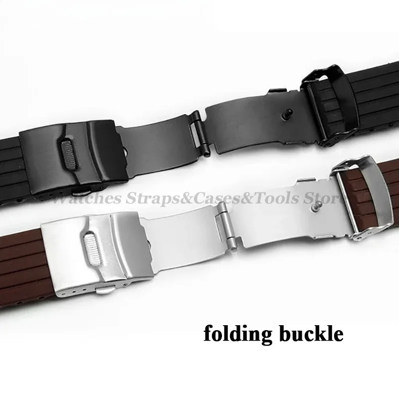 Versatile Quick Release Silicone Watchband - Multiple Sizes with Rubber Straps