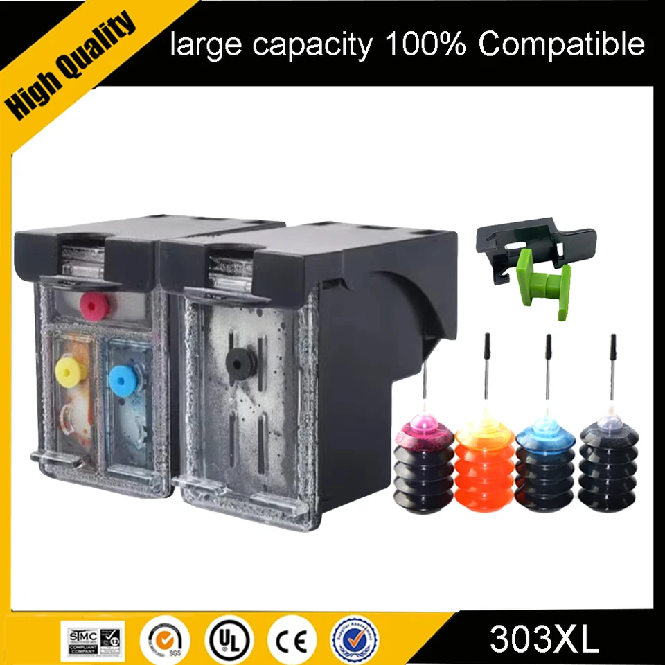 TODOINK 303XL Cartucce Nero E Colore Per HP Envy E Tango – 2 Confezioni, Alta Resa Stampa