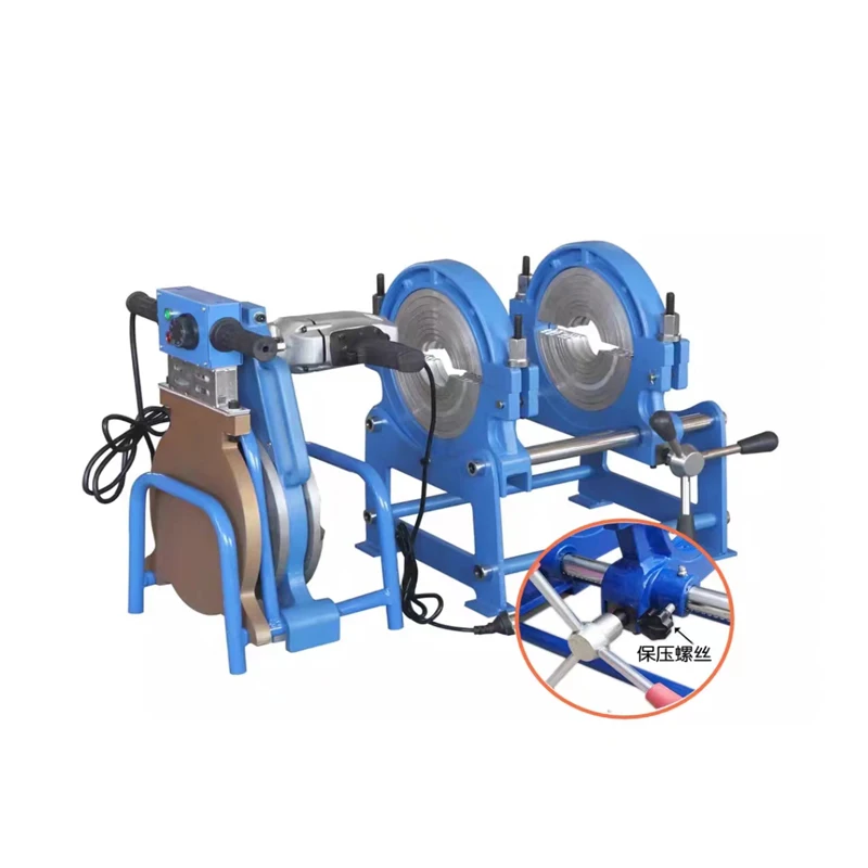 90-250 High Power （Two Rings) Manual thrust butt welding machine PE fusion welding machine PE precision hot melting machine 3