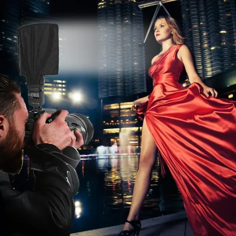 Foldable Diffuser Photo Light Flash Reflector Photography Speedlight Softbox for Nikon METZ Olympus Sony Cameras difusor flash