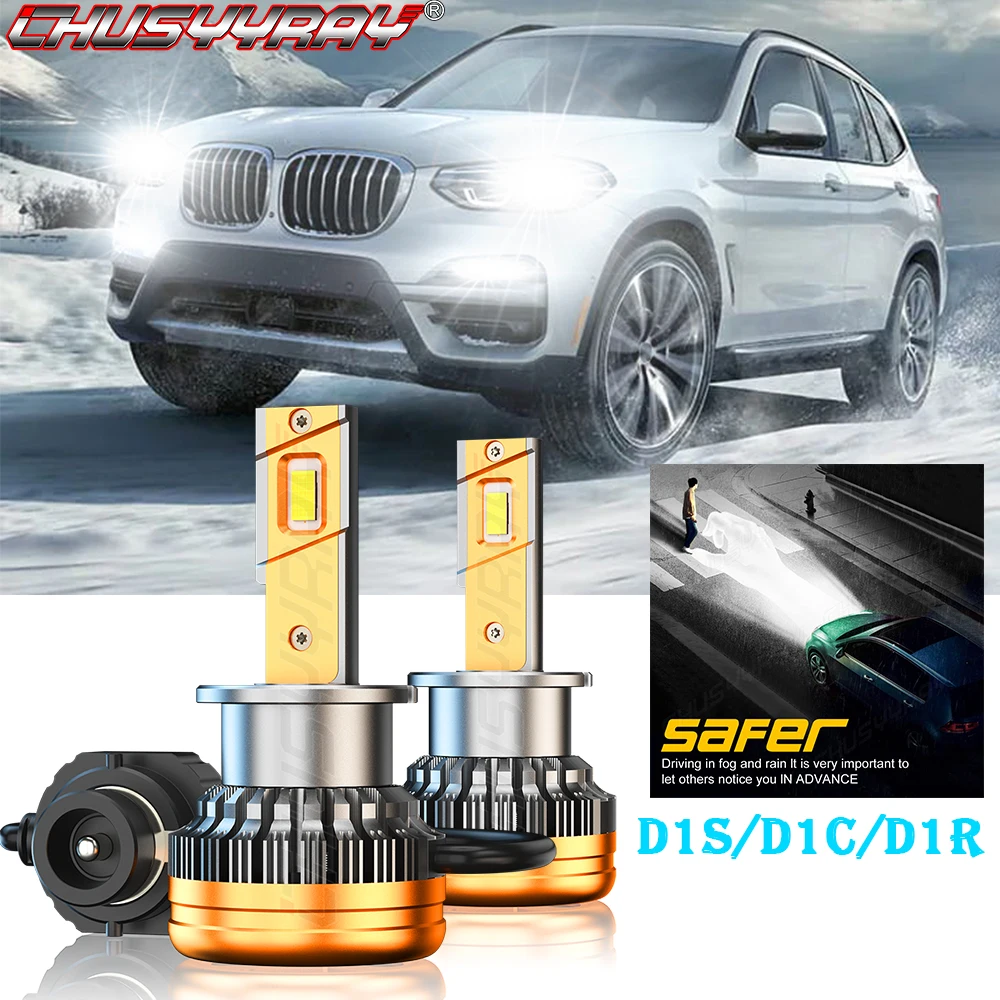 

CHUSYYRAY Car lights Compatible For BMW X5 2000-2006 D2S Low Beam Xenon HID Headlight Replacement Bulbs set 2 Car accsesories