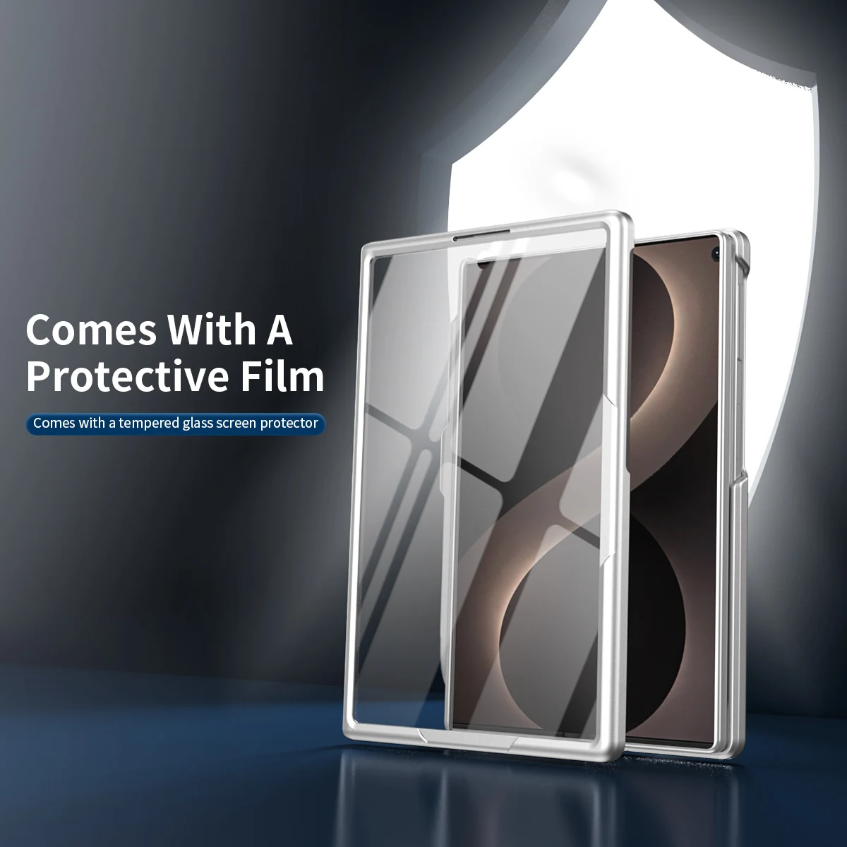 Magnetic Matte 360° Stand Case with Stylus and Glass Film - Hinge Protection Edition