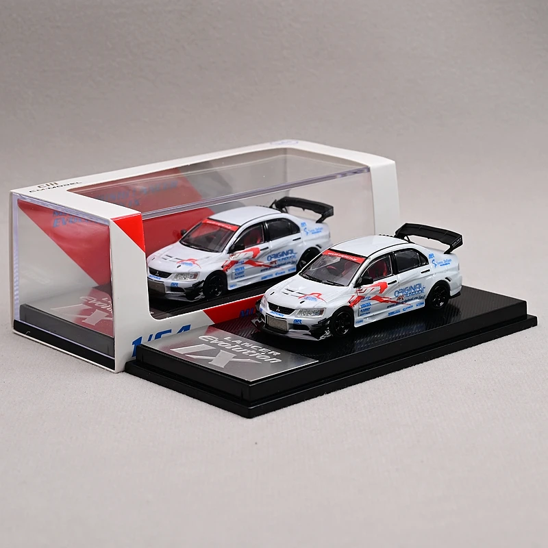 

CM Model 1:64 Die-cast Model Car Lancer EVO IX Trolley Vehicle saloon car With Case Gift for Boys Girls Adults Display Case
