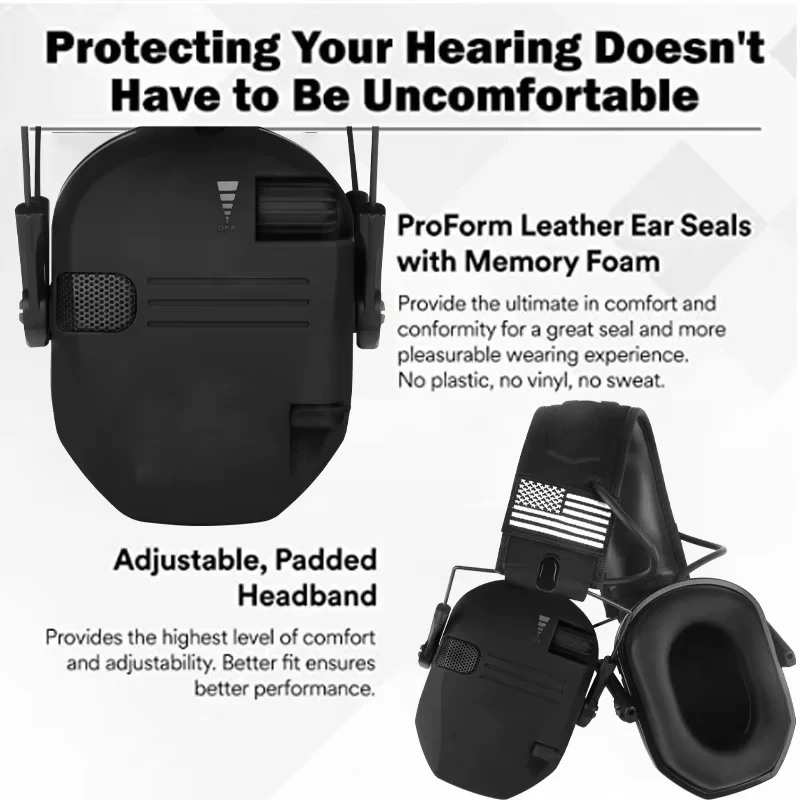 Shooting Earmuffs Earmuffs Active Headphones For Shooting Electronic Hearing Protection Ear Protect Noise Reduction Active Hunting