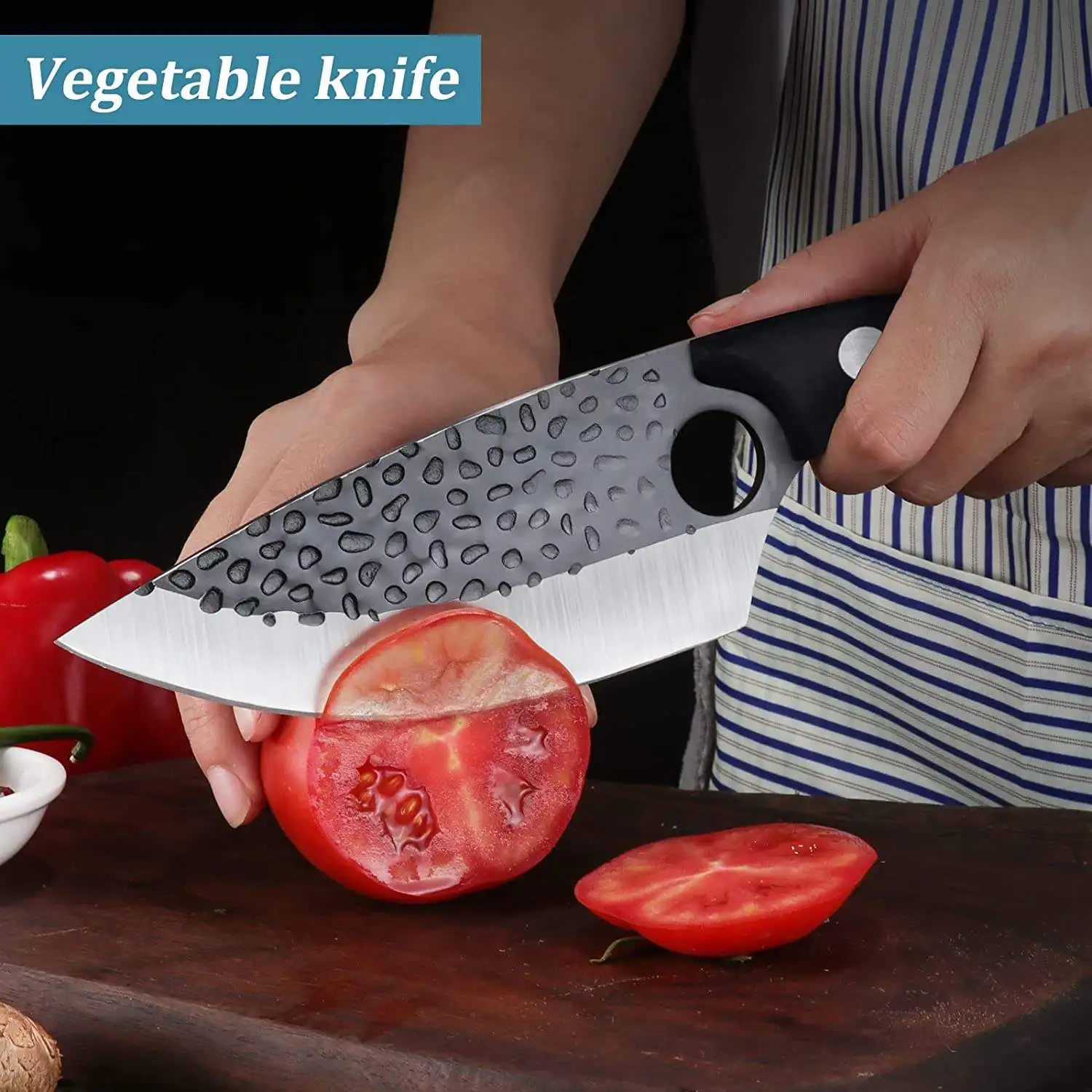 6pcs Set Stainless Serrated Steel Steak Knife Kitchen Accessories Fruit  Vegetable Knife Kitchen Knife Set Kitchen Household - AliExpress