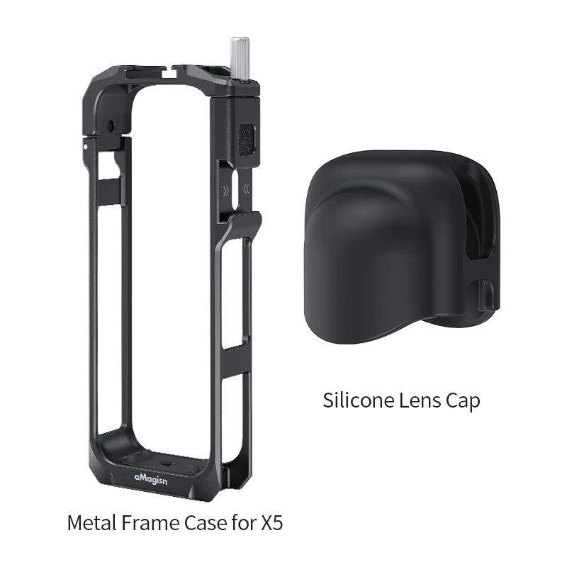 HAZMA Cage De Protection Silicone Pour Insta360 X5 - Montures à Froid Intégrées, Libération Rapide, Protection Objectif, Léger 36.5 G - 8