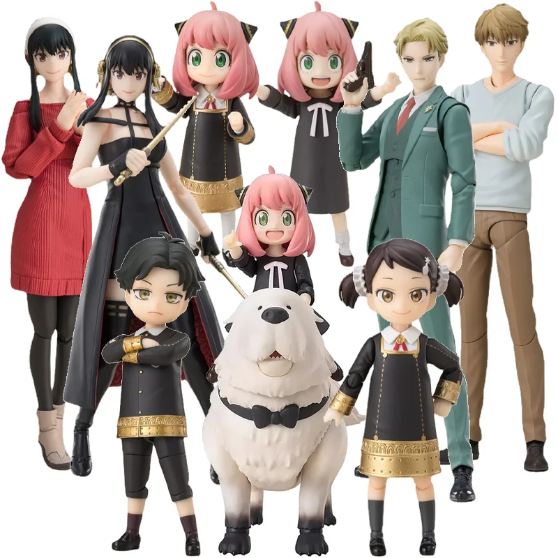 

В наличии Оригинальные BANDAI S.H. Фигуртс SHF SPY×FAMILY LOID YOR ANYA BOND FORGER DAMIAN DESMOND BECKY BLACKBELL экшн-игрушки подарки