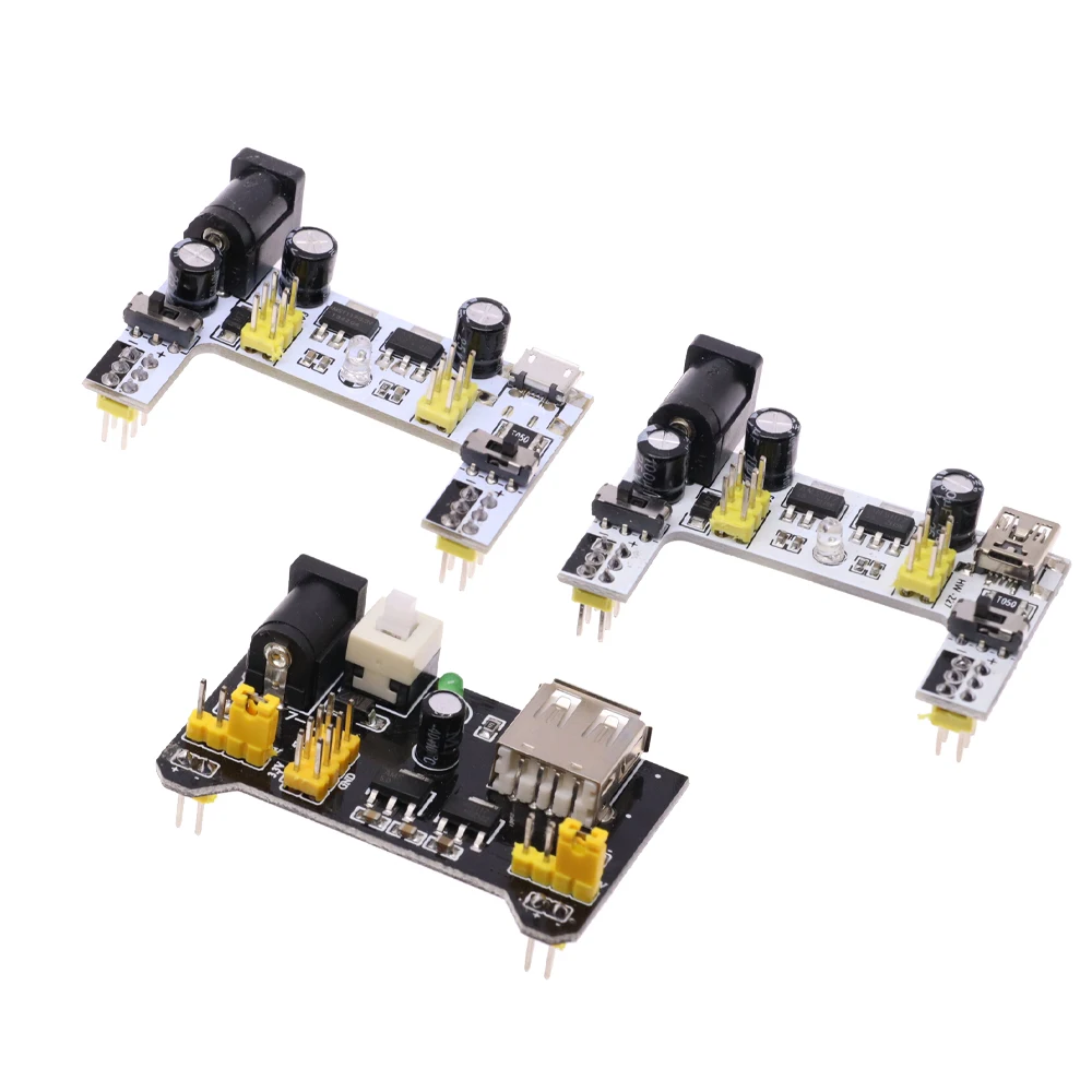 Breadboard Power Supply Module Mini Micro USB 2 Way 3.3V 5V MB-102 Solderless