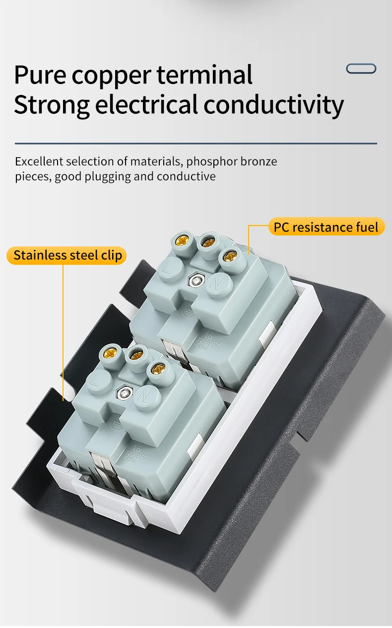 Factory Outlet Store Embedded Plug EU Floor