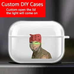 Personalized Clear TPU Earphone Case with Photo Design - AirPods Pro2 (A01)