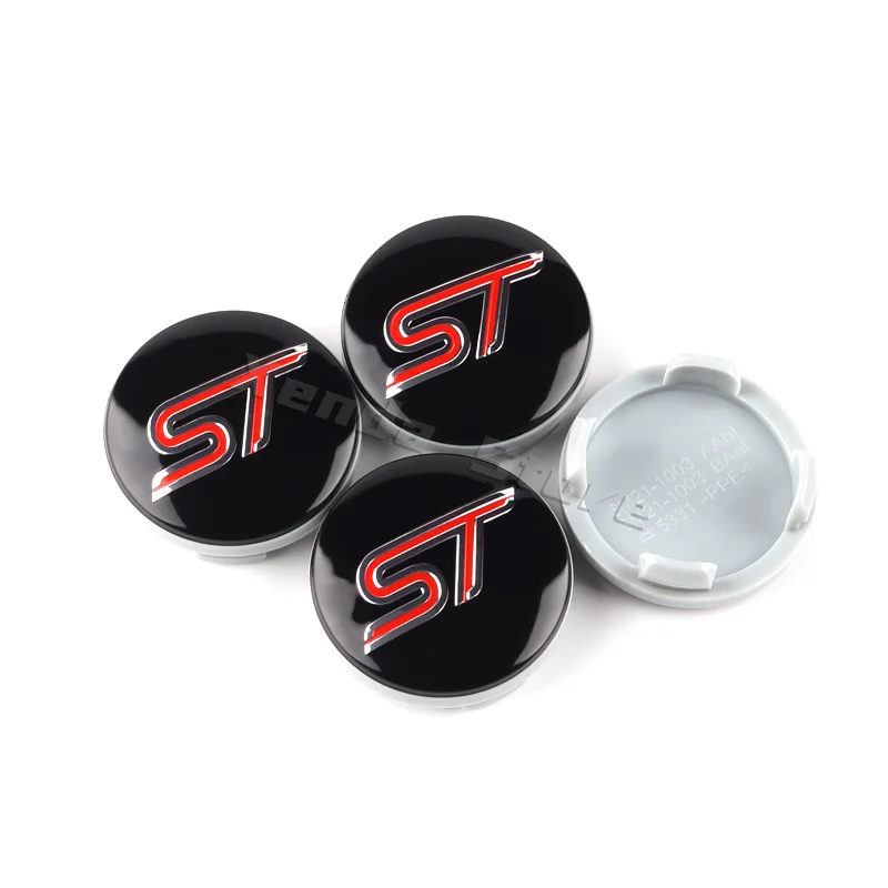 Wheel Center Caps 4PCS For Ford Focus Mondeo Mustang Fiesta Kuga MK2 Everest Escape