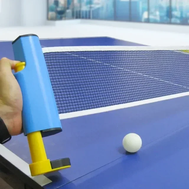 2024 Hot Table Tennis Net Anywhere Retractable Rack Sports Replacement Ping Pong Post Net Exercise Accessories Equipments 6