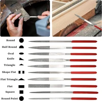 New 10Pcs Diamond Needle File Set For Jewelry Metal Wood Ceramic Glass Stone Craft Sharping Working Hand Carving Tool 4