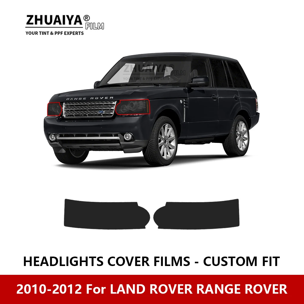

Для LAND ROVER RANGE ROVER 2010-2012 Автомобильная внешняя фара с защитой от царапин PPF предварительно отрезанная Защитная пленка для ремонта автомобильных наклеек