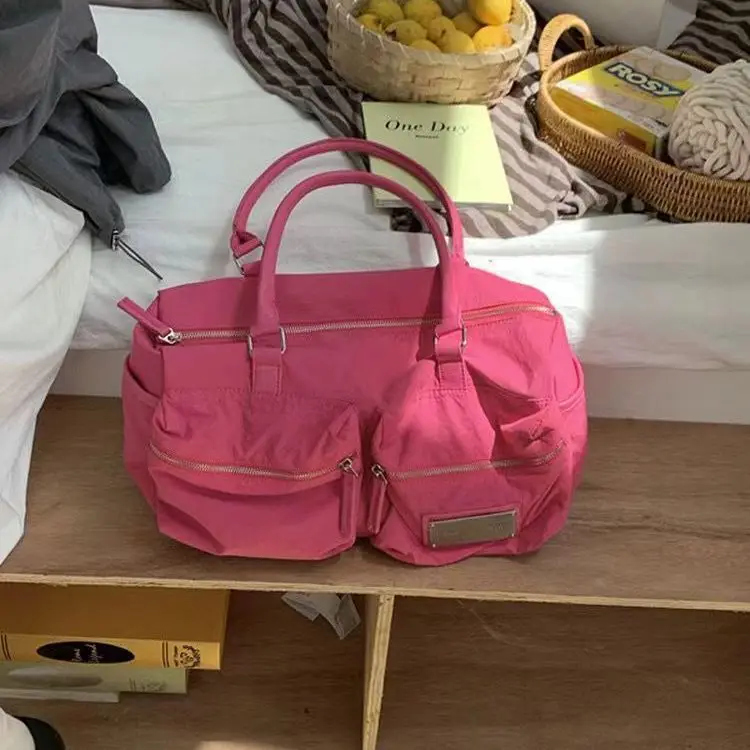 Women Canvas Tote Casual Shoulder Work Bag Large Capacity Crossbody Top Handle Bag Multifunction Big Shopping Cross-body Handbag