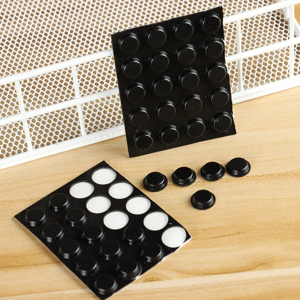 Self-Adhesive Silicone Rubber Plastic Round Feet Pads Electrical Appliances Furniture Anti Slip Mat silicone anti slip mat furniture foot mats furniture foot pads rubber furniture feet pads furniture feet