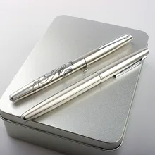 

Jinhao 911 Stainless steel Classic body Financial tip 0.38mm Extremely fine Fountain pen Stationery Office school supplies