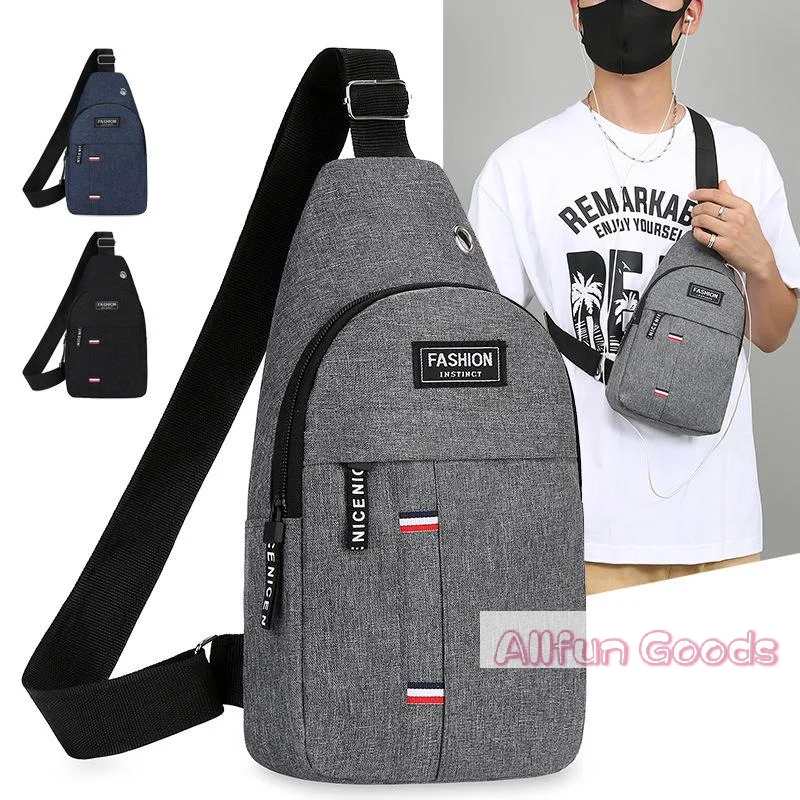 Borsa a Tracolla da Uomo, Borsa Monospalla a Grande Capacità per Sport e Tempo Libero, Borsa a Tracolla Piccola alla Moda