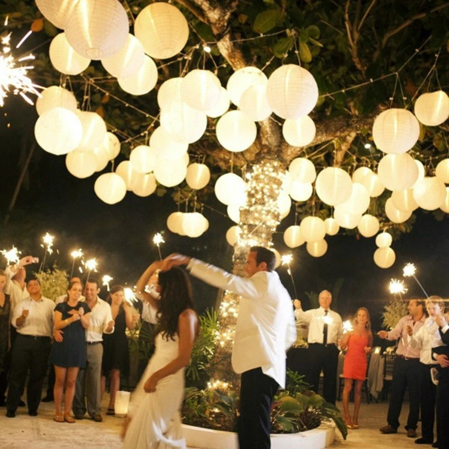 18 , Peach 45CM 4,6,8,10,12,14,16 Round Paper Lanterns Lamp Shade Wedding Birthday Party 