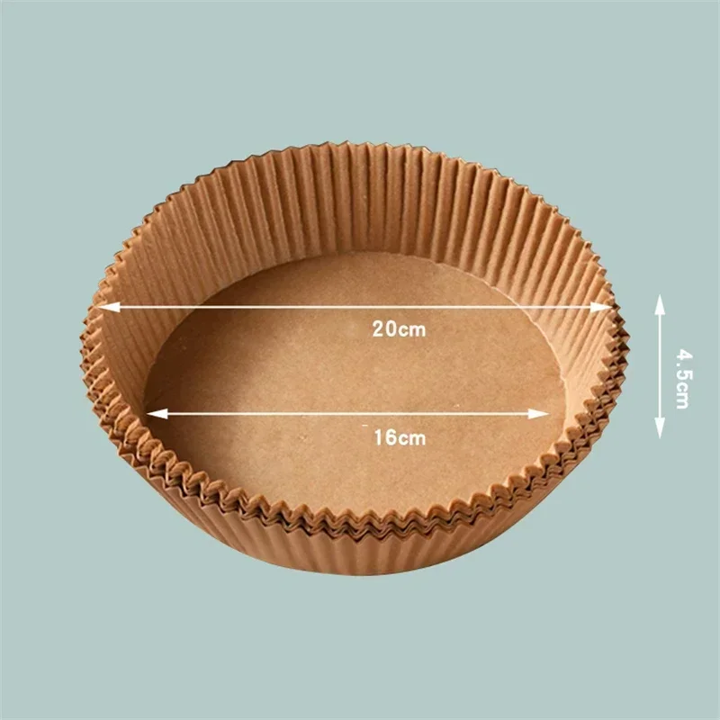 New Air Fryer Disposable Paper Liner Non-Stick Oil-proof Parchment Mat For Cook Microwave Oven Sheet Special Baking BBQ Roasting