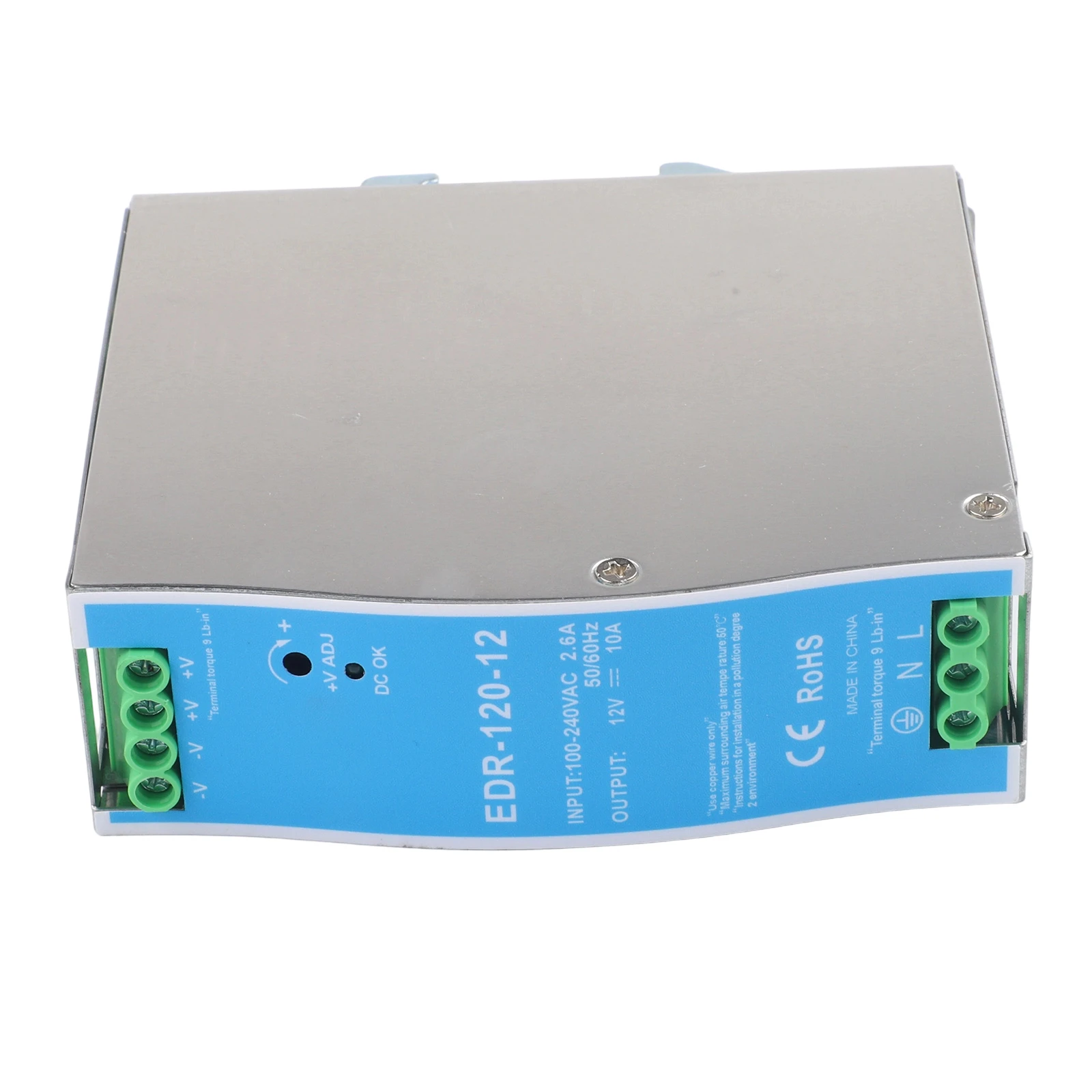 12V DC 레일 스위칭 전원 공급 장치 120W 10A 출력, 과학 연구 및 산업용, 전기 기계 응용 분야용