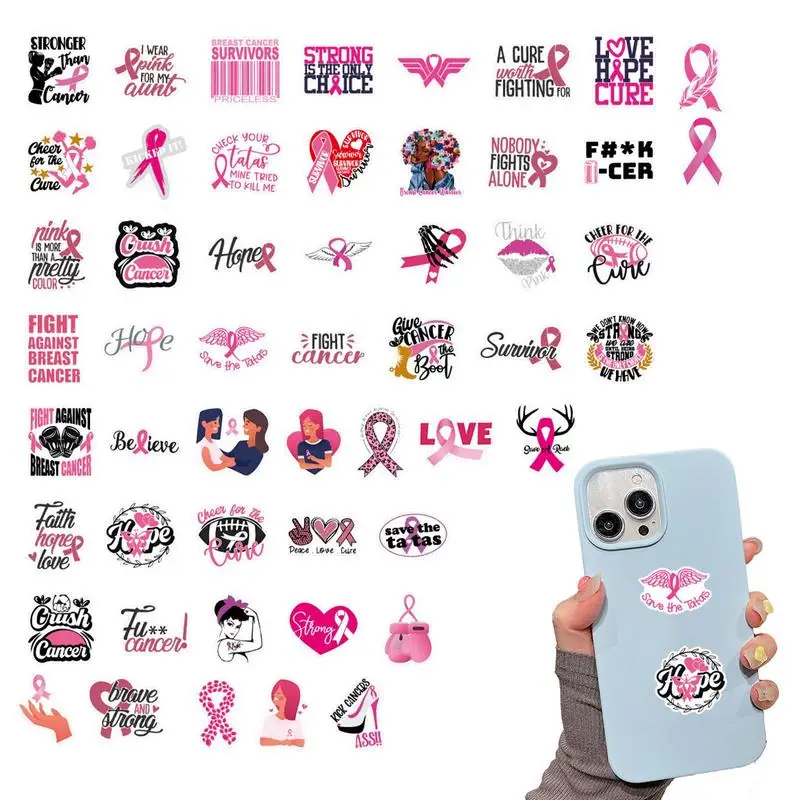 Ribbon Decals Sun-Proof Ribbon Laptop Stickers For Women Girls Events Pink Ribbon Decals For Support Groups Fundraisers Charity ptz 4d ndi controller support 255 pcs cameras poe ndi camera controller ip ptz controller joystick for live events broadcasting