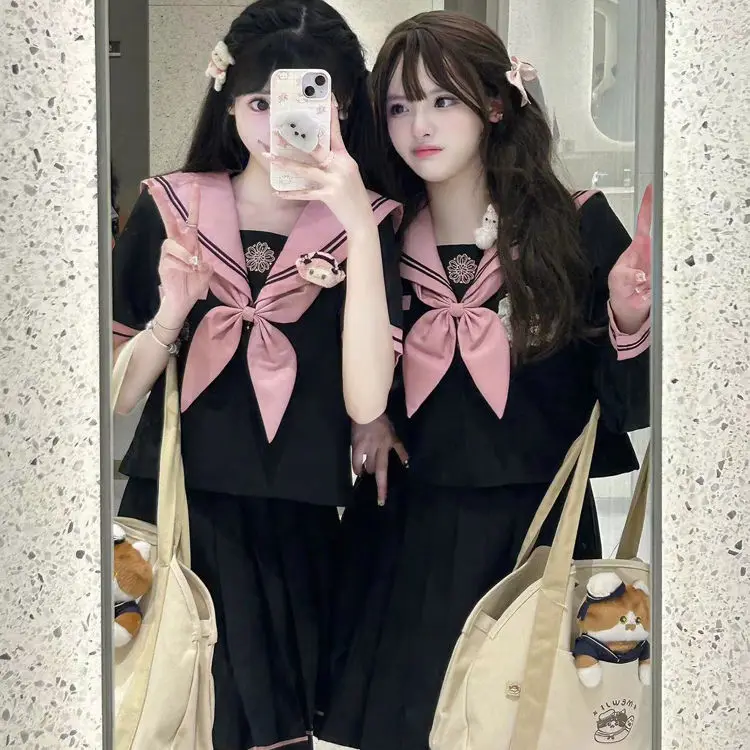 Japan Harajuku Original Sailor Uniform Jk Genuine Japanese Sweet College Style Summer And Autumn Basic Intermediate suit