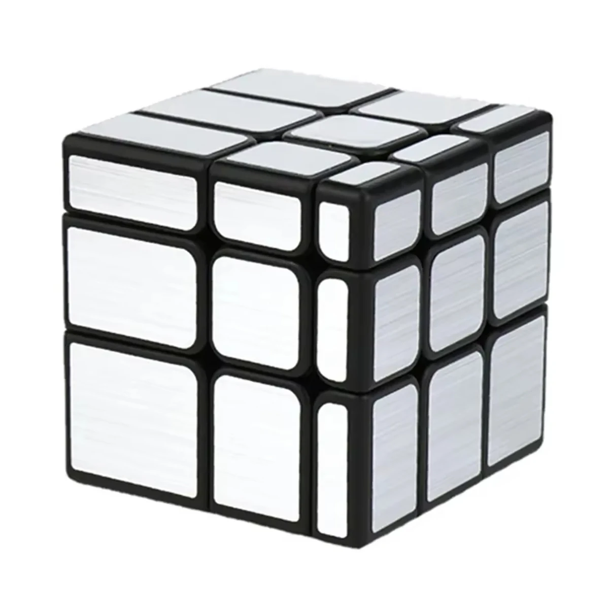 Magischer Spiegelwürfel Gold Silber Professionelle Geschwindigkeitswürfel Puzzles Speedcube Lernspielzeug für Kinder Erwachsene Geschenke