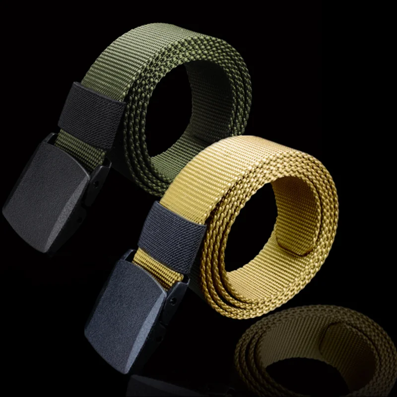 

Men's Nylon Belt Quick-drying Military Outdoor Tactical Belts Army Style Cinturon Luxury Canvas Waistband ceinture tissu homme