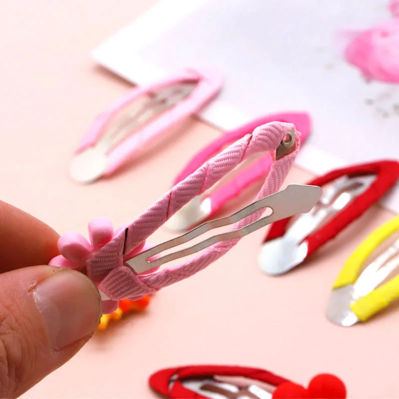 Hair Clips For Girls Kids Teens Women Hair Clips Non Slip Metal Snap Headwear Cute Candy Color Barrettes Accessories