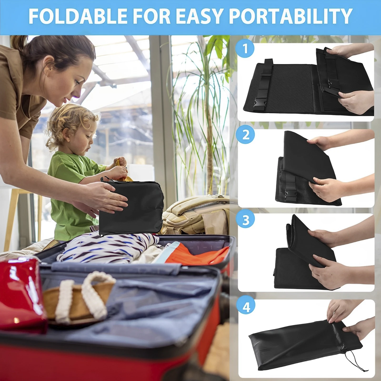 Kids Airplane Travel Bed 6