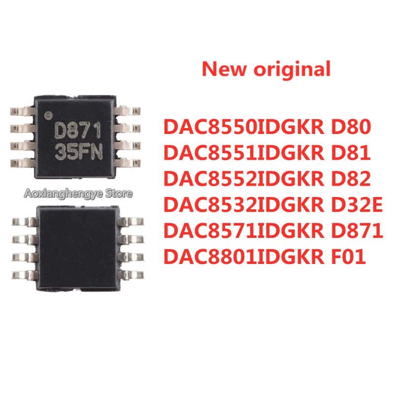 

5 шт., панель DAC8550IDGKR DAC8551IDGKR DAC8552IDGKR DAC8532IDGKR DAC8571IDGKR DAC8801IDGKR VSOP8