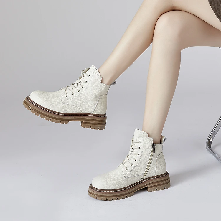 Leather Luxury Platform Women Boots - true deals club