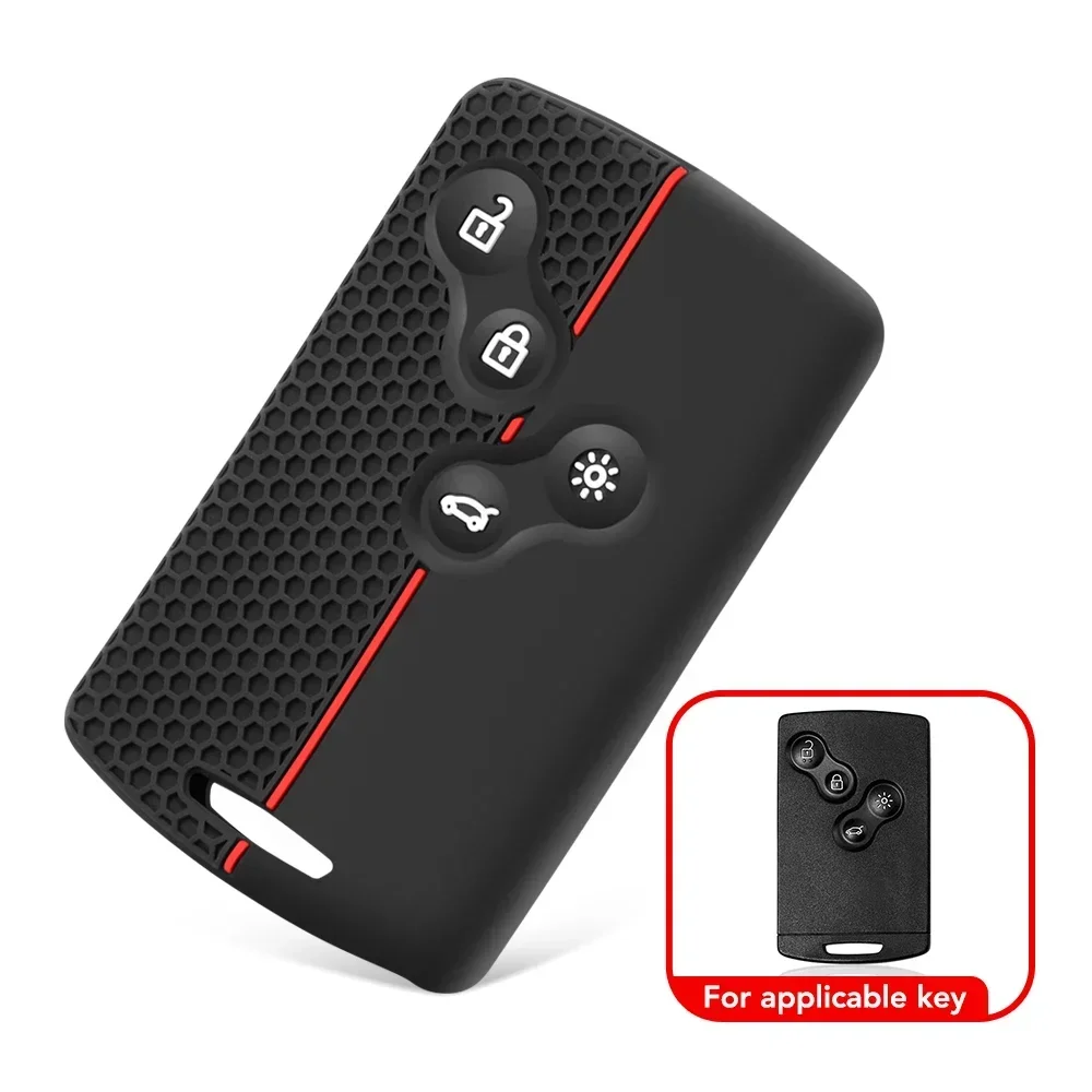 Silicone Key Case Accessories For Renault For Megane 2 3 Scenic Laguna Clio Captur Duster Logan Trafic Koleos