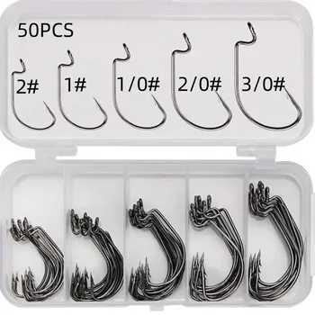 Fishing Hook Set 50pcs 1