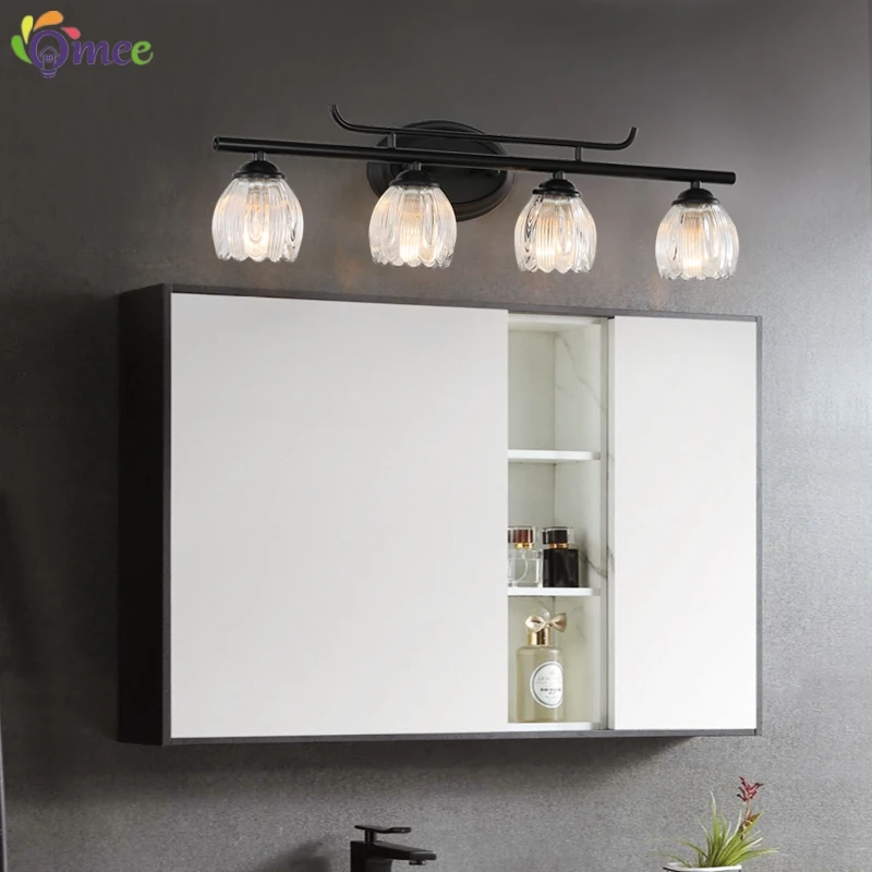 Bathroom Interior Mirror Headlight Bedroom Wall Lamp Living Room aisle American retro industrial style Glass LED Vanity Lights