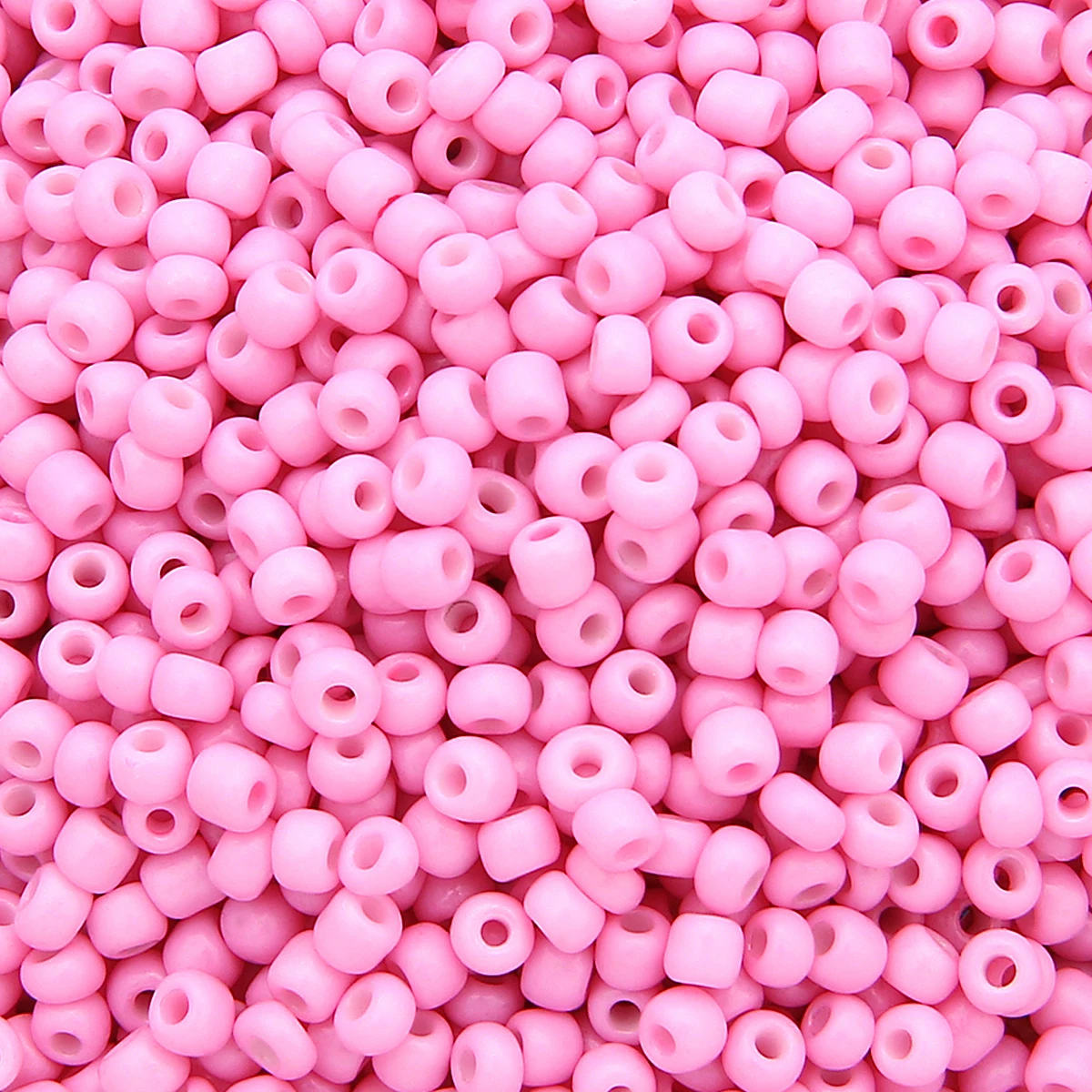 Premium Solid Color Glass Rice Beads for Jewelry Making & DIY Accessories