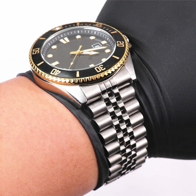 3 arten 22mm tauchen stahl metall armband für duro Mdv107-1A MDV106-1A uhr armband armband armband ersatzteile – Detail 7