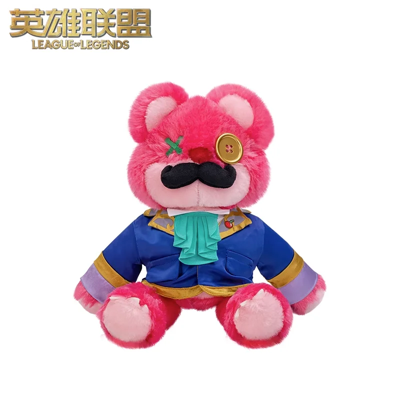 

League of Legends Coffee Sweetheart Tibers Bear Pink Collection Plush Doll Game Toys Girls Birthday Gifts Garage Kit Plush Toys