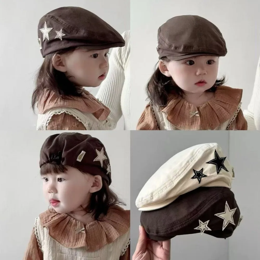 New Fashion Beret Five-pointed Star Lightweight Peaked Cap Forward Hat Outdoor Sports