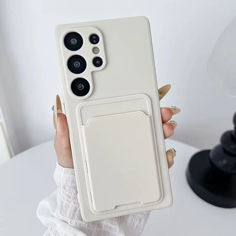 Luxury Cardholder Wallet Case - Ultra Thin Shockproof Soft Cover