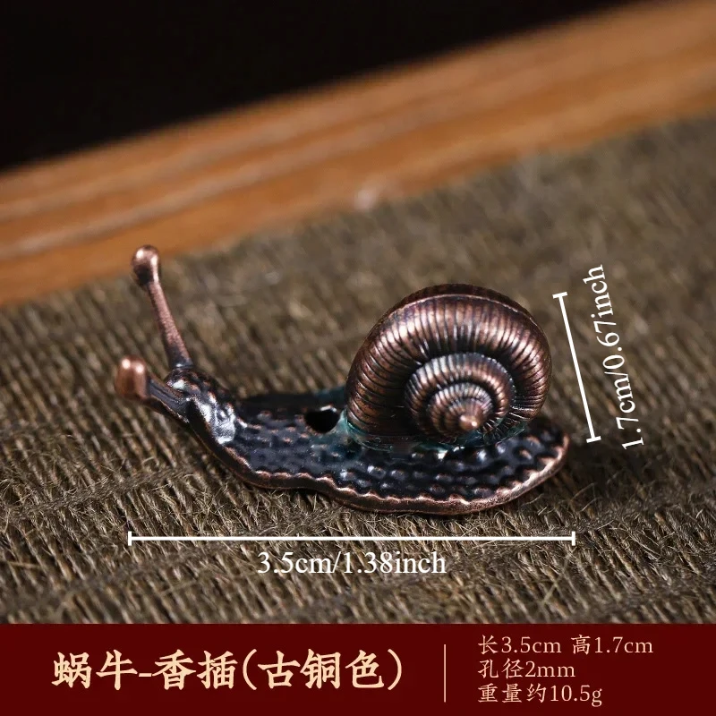 Mini Turtle Shaped Vintage Bronze Incense Holder - Decorative Home Accessory and Gift