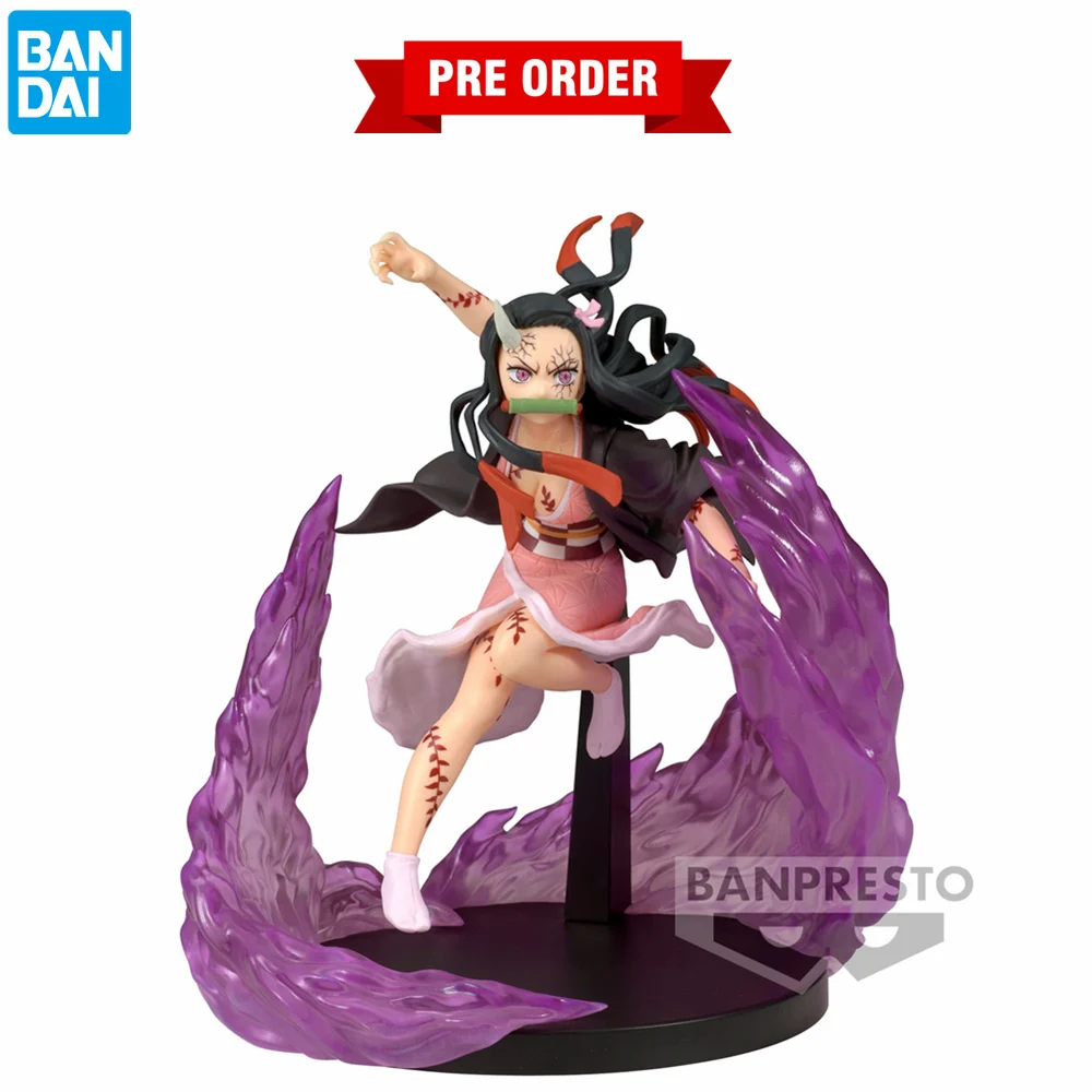 

BANDAI BANPRESTO Anime Demon Slayer: Kimetsu no Yaiba VIBRATION STARS PLUS-Nezuko Kamado- Pvc Action Figures Figurine Toys